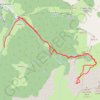 Combe suspendue sous le Roc d'Enfer - ski de rando GPS track, route, trail