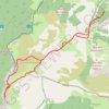 Vire du Rocher des Heures depuis la Richardière (Vercors) GPS track, route, trail