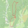 Les cretes de chateau vert GPS track, route, trail
