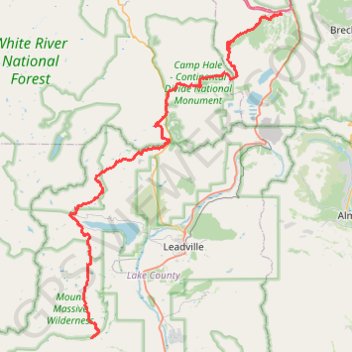 Continental Divide Trail (CDT) GPS track, route, trail