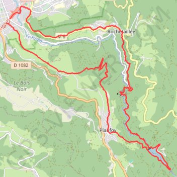 Circuit des barrages Saint Etienne GPS track, route, trail