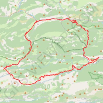 Le Mas GPS track, route, trail
