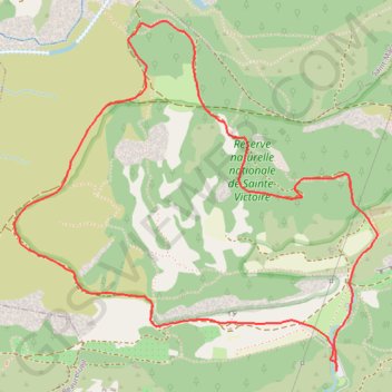 Roques hautes VTT 1 bleu-R GPS track, route, trail
