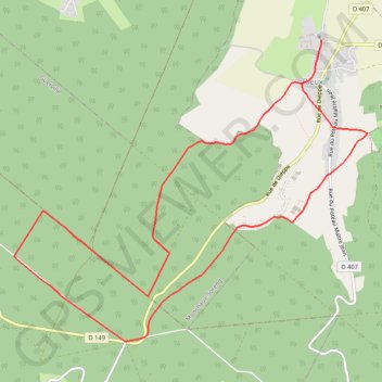 Circuit de la Rieuse - Rieux GPS track, route, trail