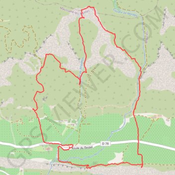 Tracé 12 avr. 2015 11:22:29 GPS track, route, trail