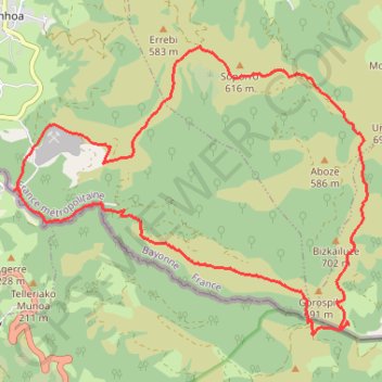 Col des Veaux GPS track, route, trail