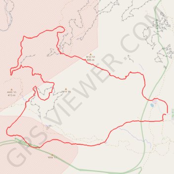 צופר- פוביצר GPS track, route, trail