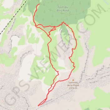 Pas du Follet en boucle depuis la Cabane de l'Avalanche (Dévoluy) GPS track, route, trail