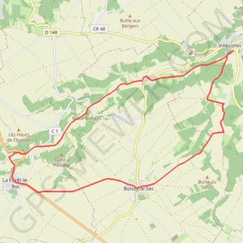Villeconin GPS track, route, trail