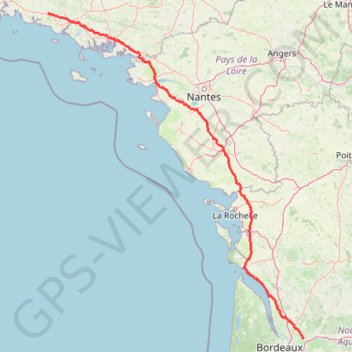 De Quimperlé à Muzillac GPS track, route, trail