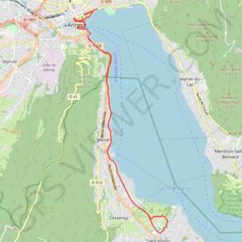 Semi-Marathon GPS track, route, trail