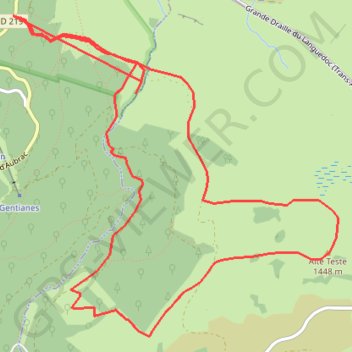 Station de Brameloup GPS track, route, trail