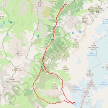 Passage de Rosoire GPS track, route, trail