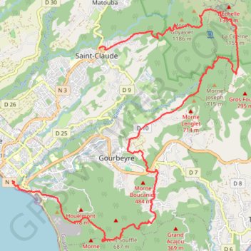 Volcano Trail - La Rando GPS track, route, trail