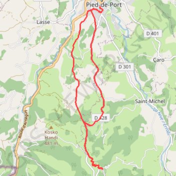 Table d'Orientation de Hontto GPS track, route, trail