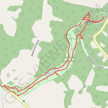 Deerhurst Road Park GPS track, route, trail