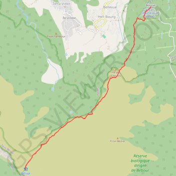 Réunion - J9 GPS track, route, trail