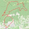 Le Coteau des Gamates GPS track, route, trail