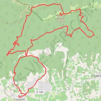 Le Coteau des Gamates GPS track, route, trail