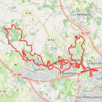 Rand'Orvault - Orvault GPS track, route, trail