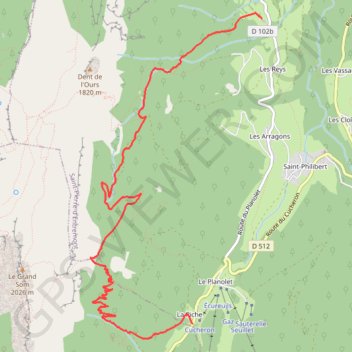 Col des Aures GPS track, route, trail