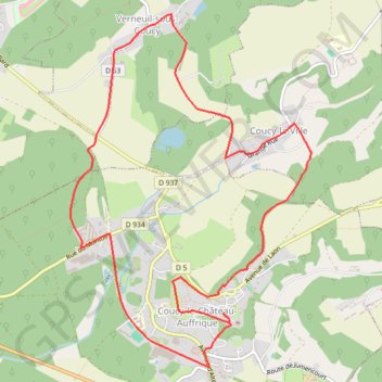 Circuit d'Enguerrand GPS track, route, trail