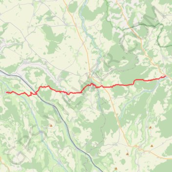 25 Flavigny lès Ozerains-Lamargelle: 29.40 km GPS track, route, trail
