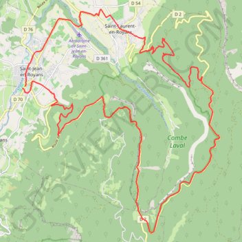 Combe Laval GPS track, route, trail