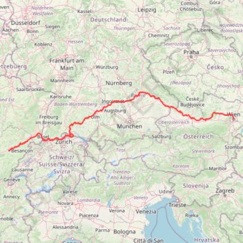 Eurovelo 6 A GPS track, route, trail