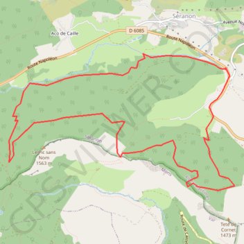Rando sappee GPS track, route, trail