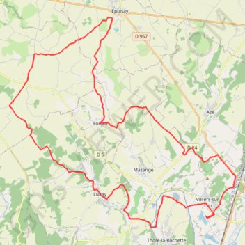 Parcours Vélo L 2022 GPS track, route, trail