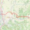 Chemin du Piemont de Mirepoix à Pamiers GPS track, route, trail