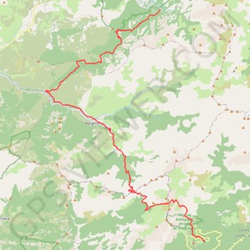 Sentier de la transhumance GPS track, route, trail