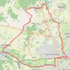 Autour de Bourges GPS track, route, trail