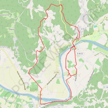 Domme Domme GPS track, route, trail