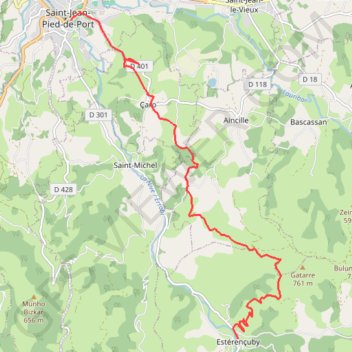 GR10 GARAZI ESTERENC GPS track, route, trail