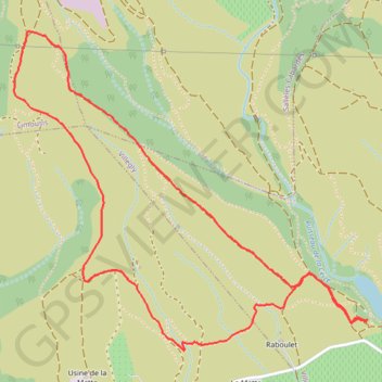 Villegly-Barrage via autruches GPS track, route, trail