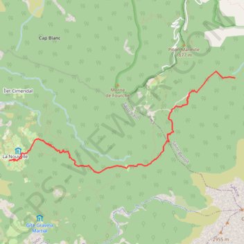 Ile de la Réunion La Nouvelle-HellBourg GPS track, route, trail