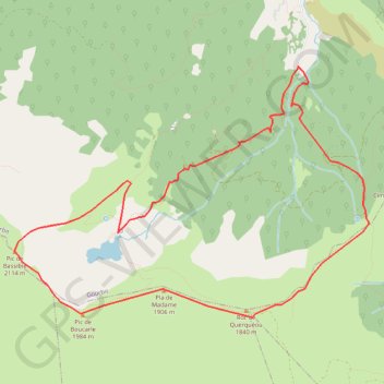 Etang d'Artax et circuit des cretes GPS track, route, trail