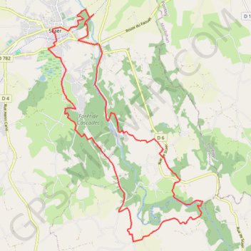 Cornouaille - Scaer GPS track, route, trail