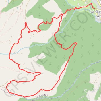 Chalet du Curé (départ La Giettaz) GPS track, route, trail