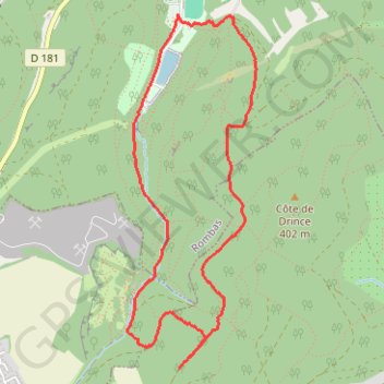 Rombas Fond-Saint-Martin GPS track, route, trail