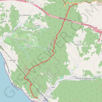 Tagliamento Deiva GPS track, route, trail