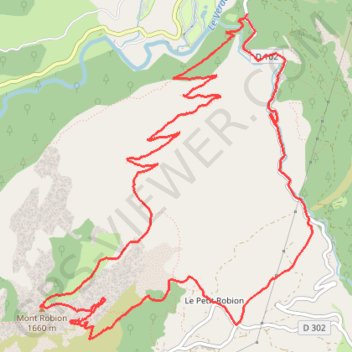 Les Alpes-de-Haute-Provence à pied - Le Sommet de Robion par la Chapelle Sainte-Trophime GPS track, route, trail