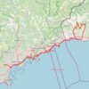 Villeneuve-Loubet - Perinaldo (Italie) GPS track, route, trail