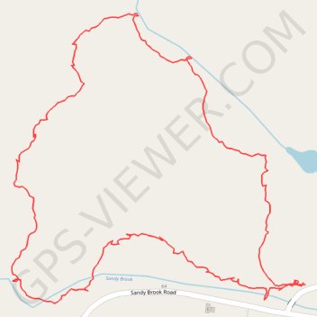 Hiking Trail in Colebrook, CT GPS track, route, trail
