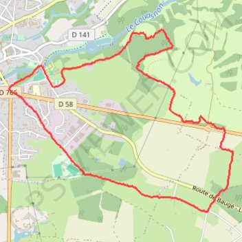 Baugé en Anjou GPS track, route, trail