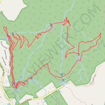 Warrie Circuit - Springbrook National Park GPS track, route, trail