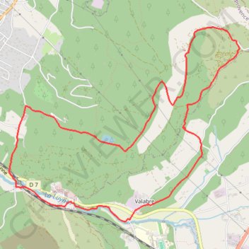 Le tour de la Forêt de Valabre GPS track, route, trail