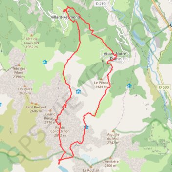 Lac du Vallon GPS track, route, trail